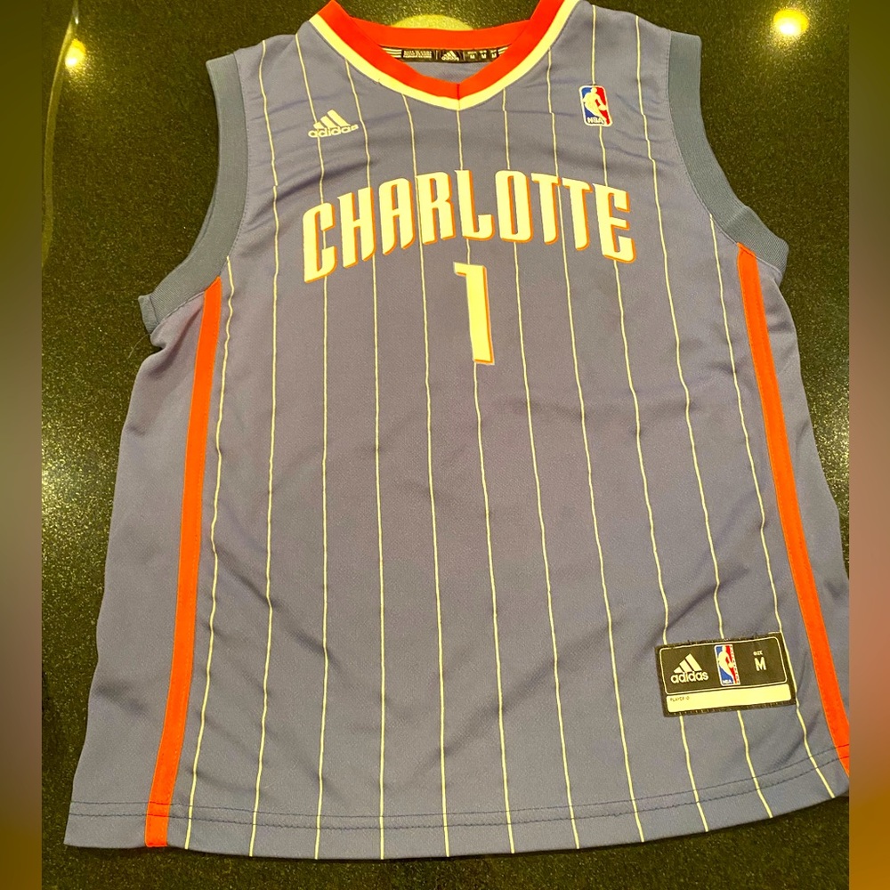 Kemba Walker #1 Charlotte Bobcats Youth Medium Adidas Jersey